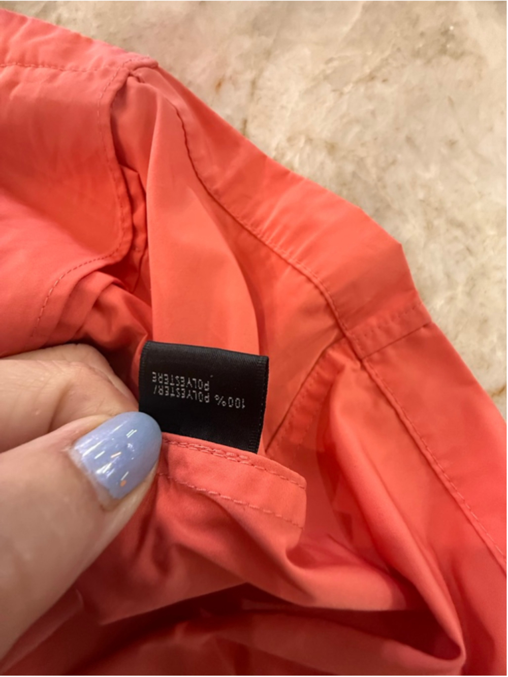 Lafayette 148 New York Coral rain wind breaker hooded Jacket Size L - Picture 12 of 14